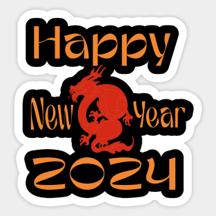 Year of The Dragon 2024 Sticker